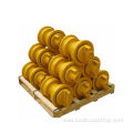 Engineering excavator track bottom roller accessories